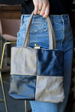 Load image into Gallery viewer, Kirby Bag - Taupe/Navy