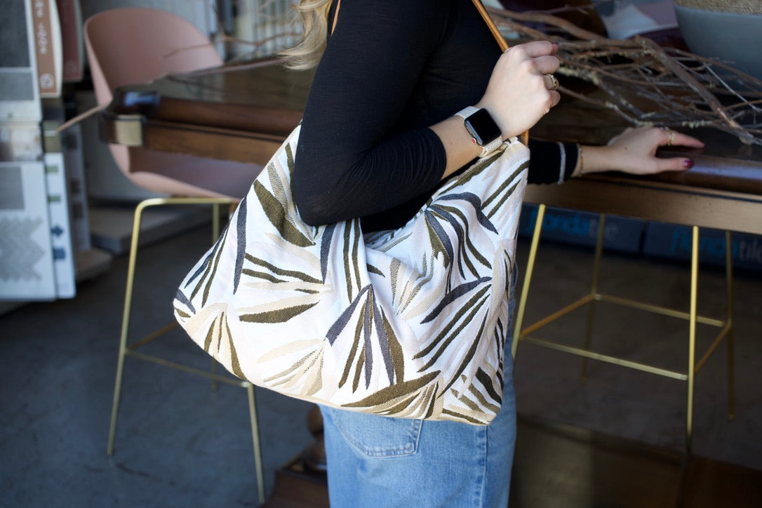 Josie Tote - Leaf Print
