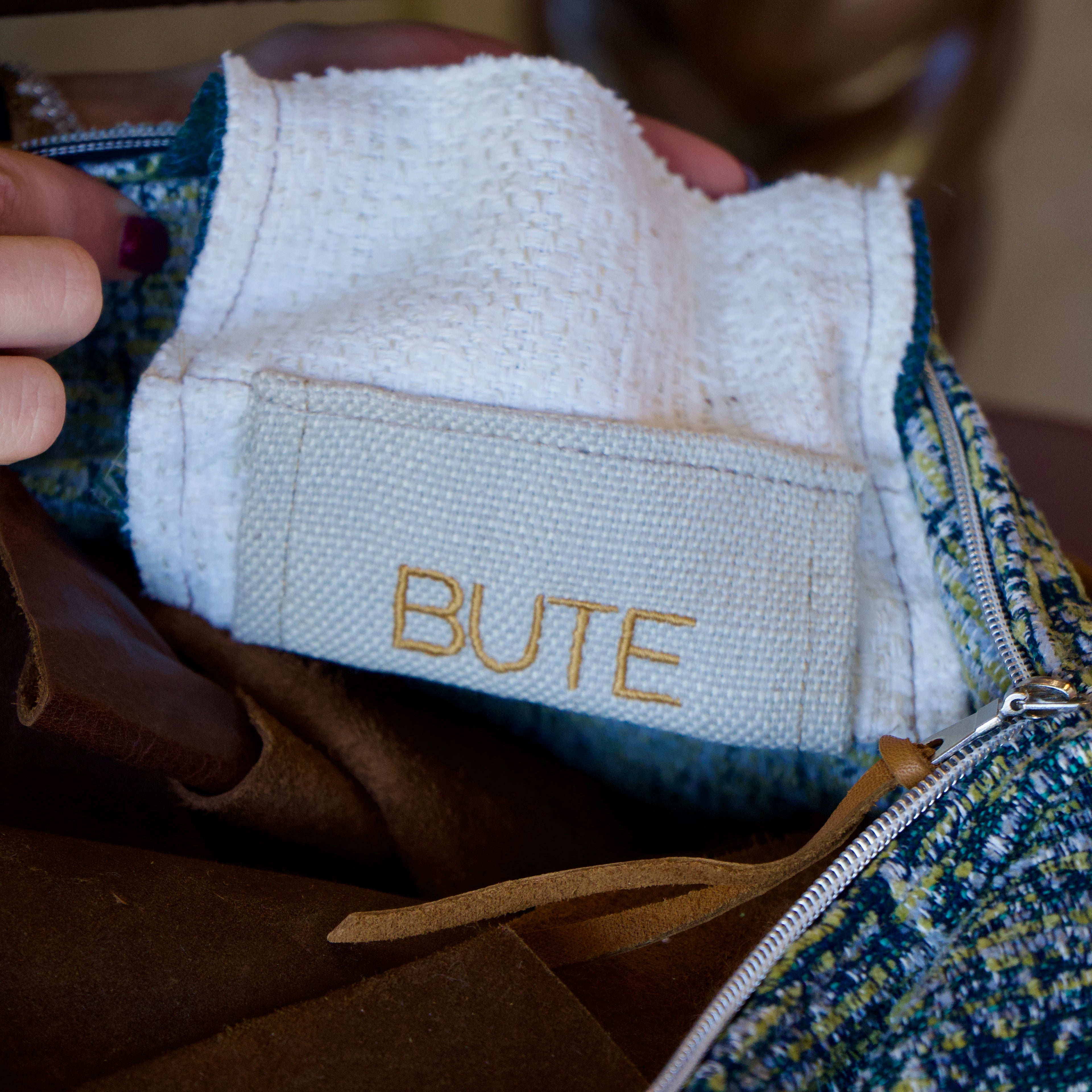 Josie Tote - Blue/Green